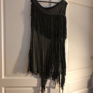 All Saints fringe dress